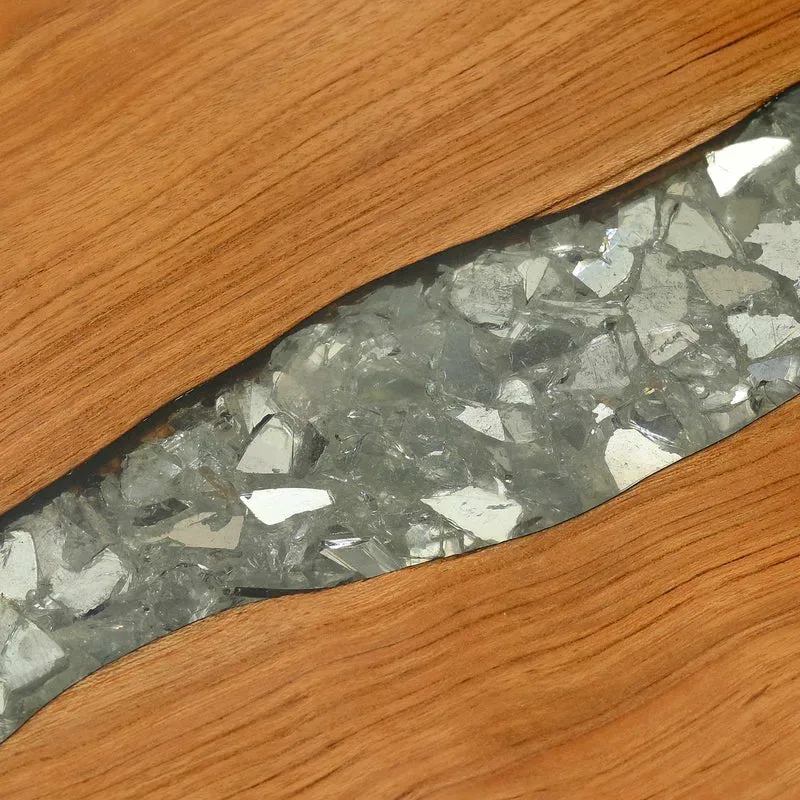 Mesa de Ninho 3 unid. Castanho Madeira de Teca Sólida