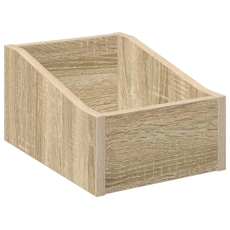 Caixa de Discos LP 2 unid. Carvalho Sonoma 23 x 33 x 16 cm