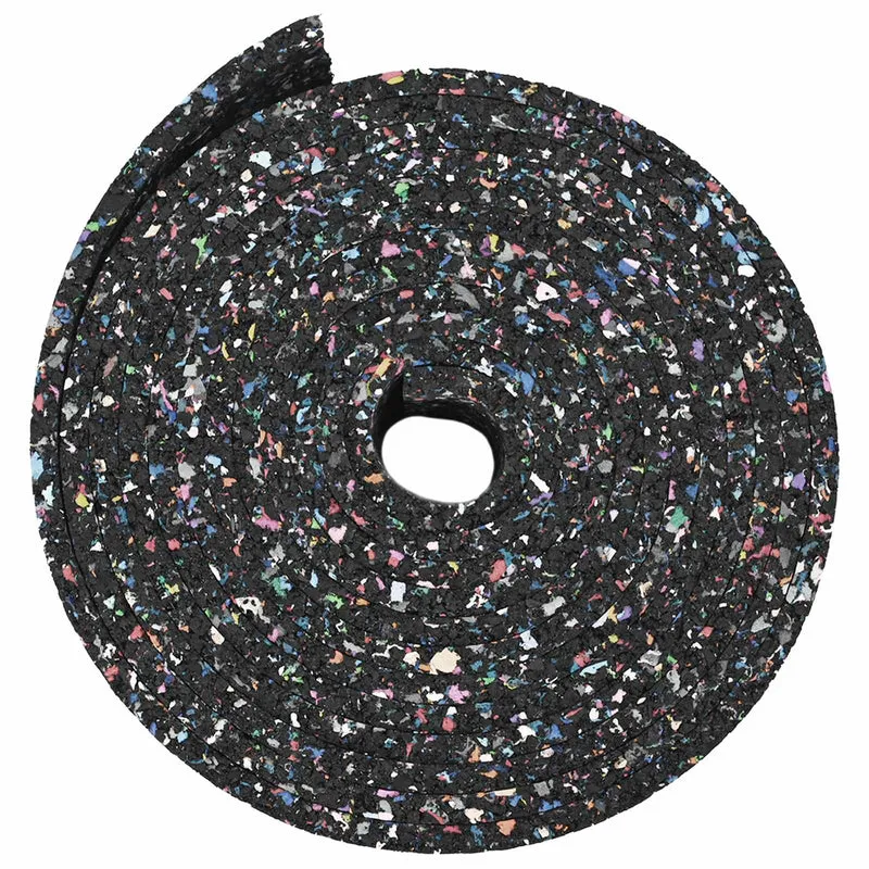 Rolo de Granulado de Borracha Preto 500 x 8 x 0,6 cm Borracha