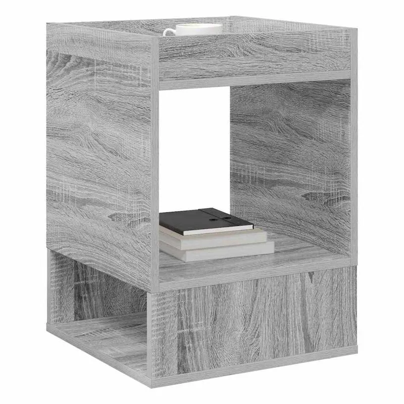 Mesa de apoio Cinzento Sonoma 40 x 40 x 56 cm Derivados de Madeira