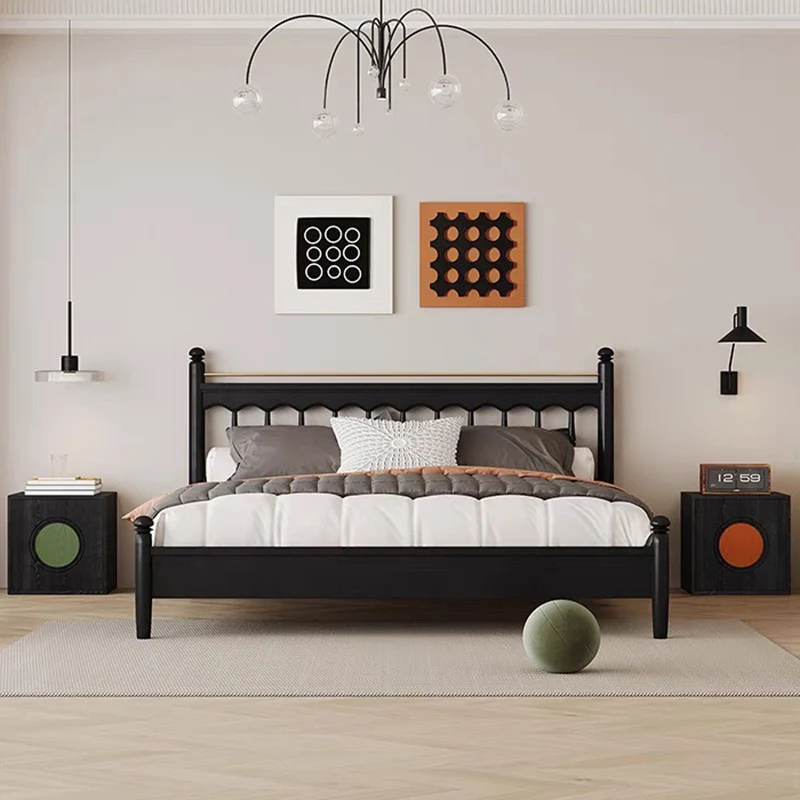 Contemporary Retro Square Round Solid Wood Composable Storage Cabinet 1-Cabinet For Living Room