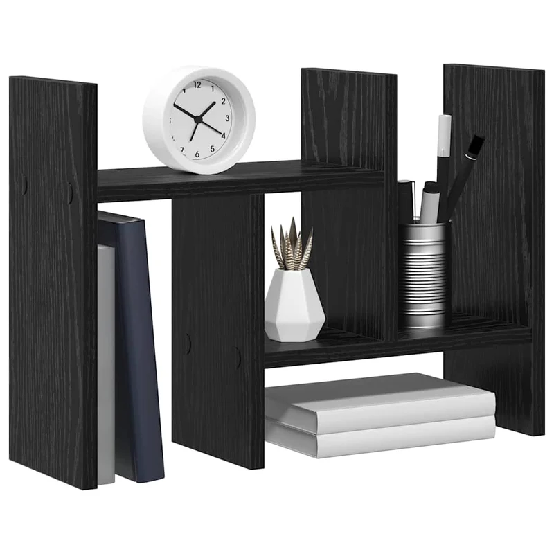 Organizador de Mesa Carvalho Preto 34,5 x 15,5 x 35,5 cm