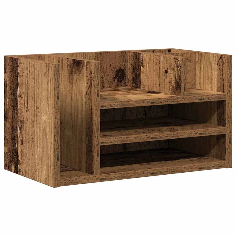 Organizador de Mesa Madeira antiga 44,5 x 24 x 25 cm
