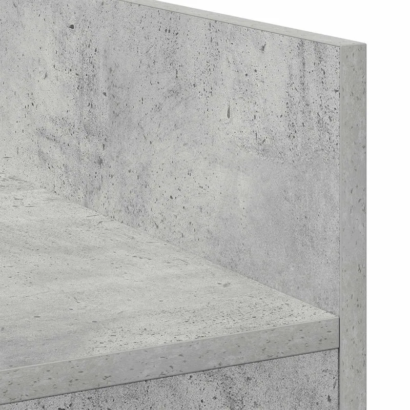 Mesa de DJ Cinzento Cimento 102 x 45 x 102 cm