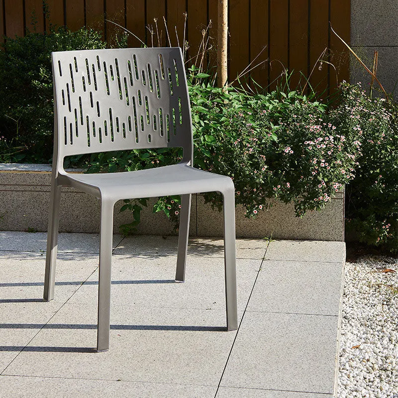 Modern Minimalist Square PET Chair Backrest For Outdoor Patio