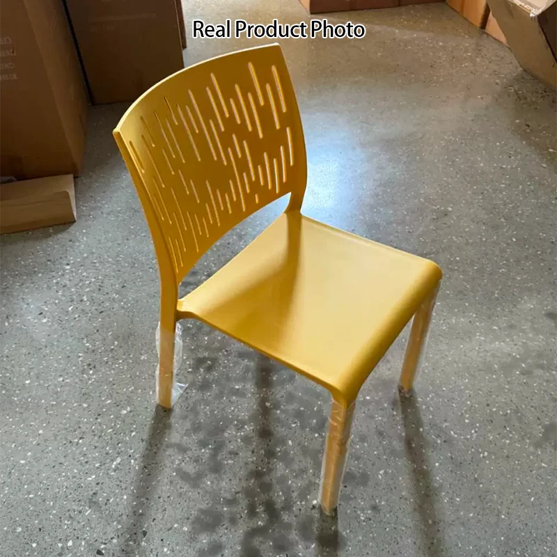 Modern Minimalist Square PET Chair Backrest For Outdoor Patio