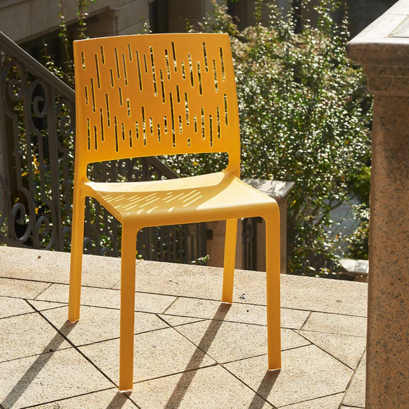 Modern Minimalist Square PET Chair Backrest For Outdoor Patio