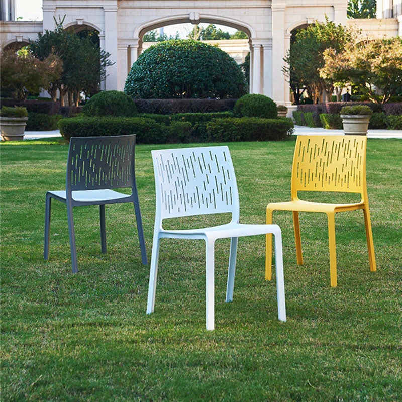 Modern Minimalist Square PET Chair Backrest For Outdoor Patio