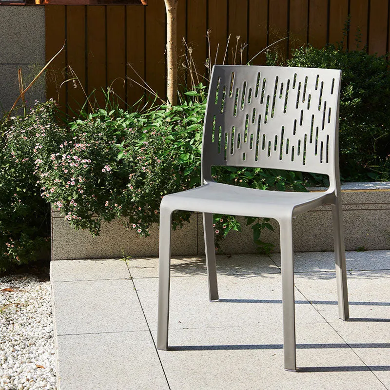 Modern Minimalist Square PET Chair Backrest For Outdoor Patio