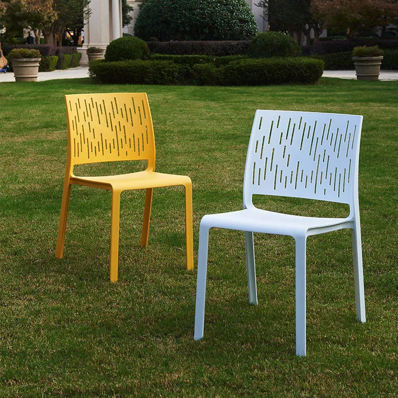 Modern Minimalist Square PET Chair Backrest For Outdoor Patio