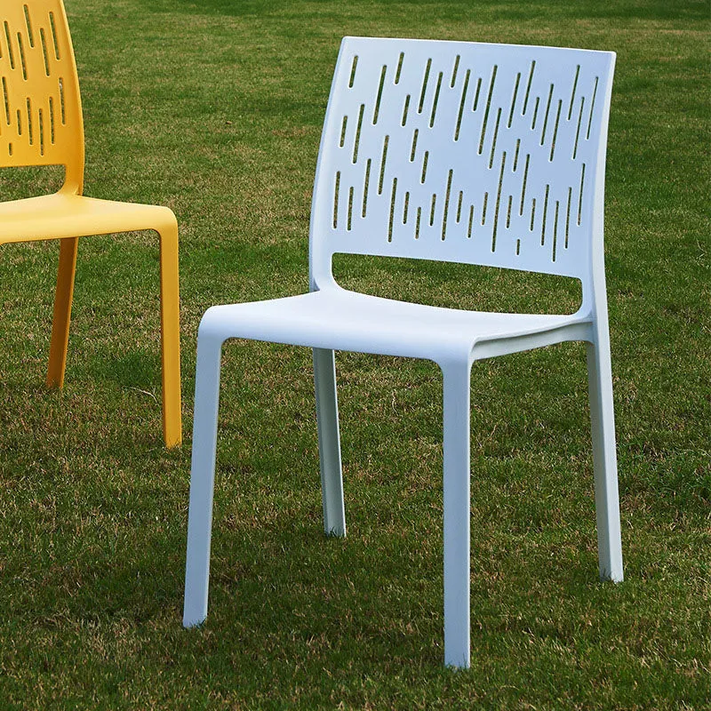 Modern Minimalist Square PET Chair Backrest For Outdoor Patio