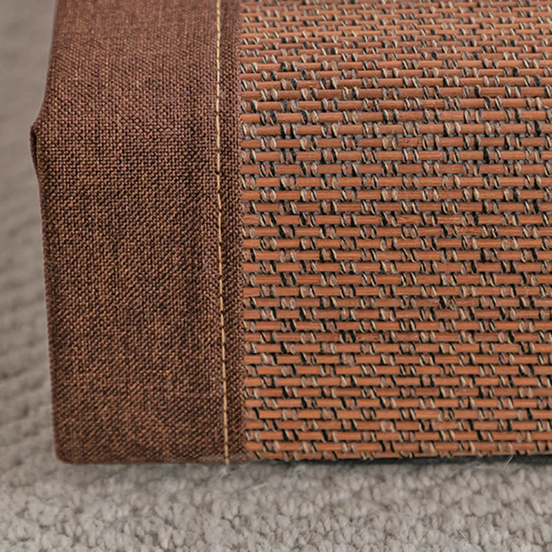 Traditional Japanese Tatami Rectangular Bamboo Sponge Lounge Chair Backrest For Living Room