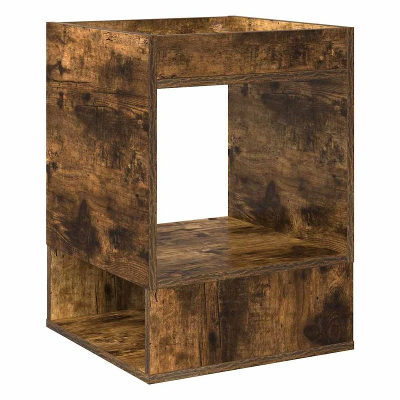 Mesa de apoio 2 unid. Carvalho Defumado 40 x 40 x 56 cm