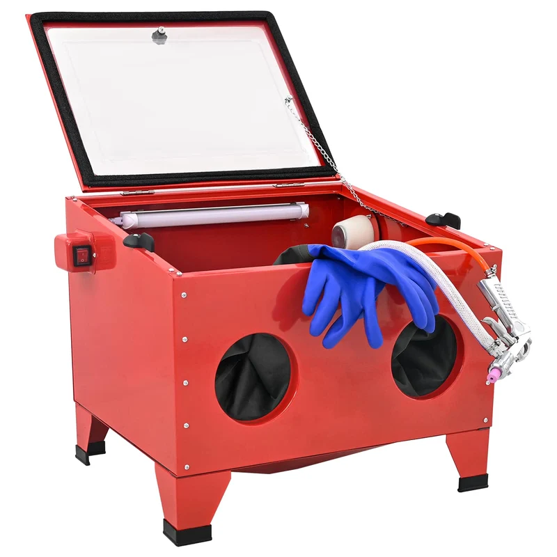 Cabine de Jateamento 94,8 L 125 PSI Aço laminado a frio