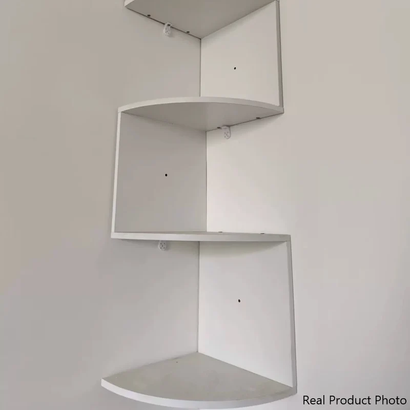 Modern Minimalist Perforated MDF Bookshelves 2/4 Tier For Home Office