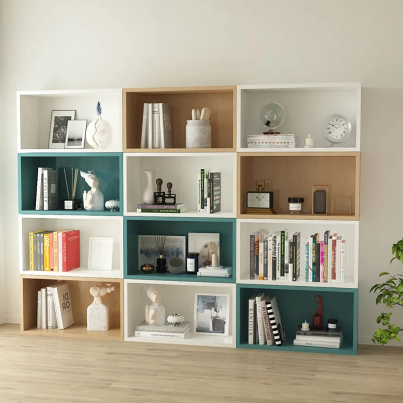 Modern Minimalist Rectangular Medium Density Fiberboard Storage Cabinet Sturdy For Living Room