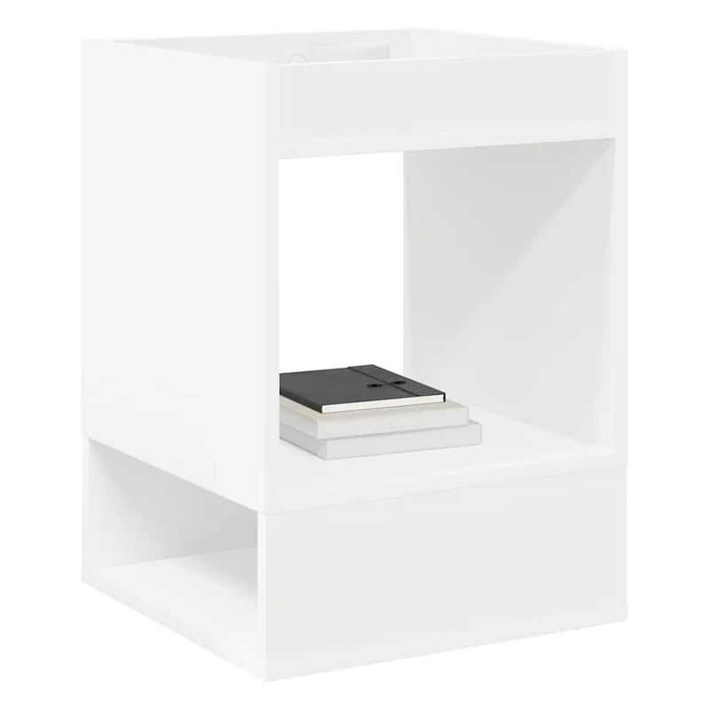 Mesa de apoio 2 unid. Branco 40 x 40 x 56 cm