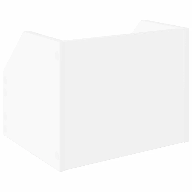 Caixa de Álbum de Vinil Branco 38 x 30 x 29 cm