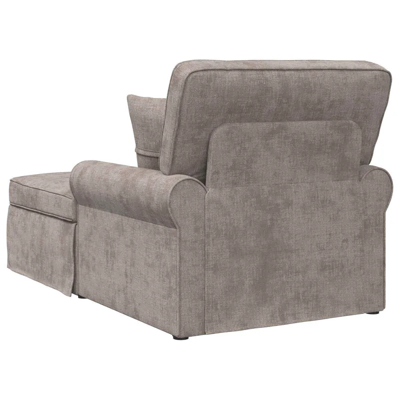 Chaise Lounge com Saia com almofada Areia 157 x 91 x 91 cm ARES