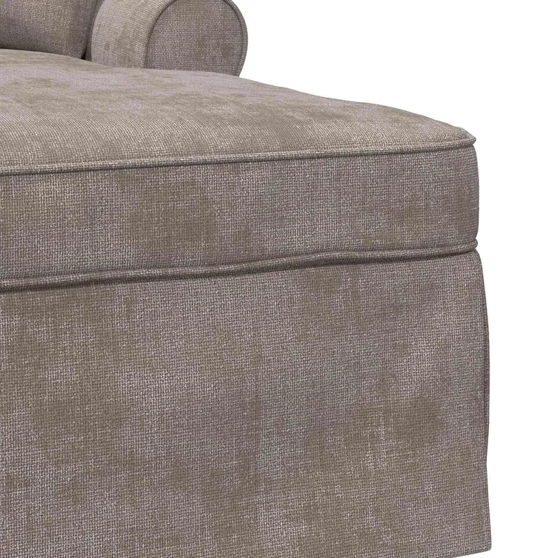 Chaise Lounge com Saia com almofada Areia 157 x 91 x 91 cm ARES