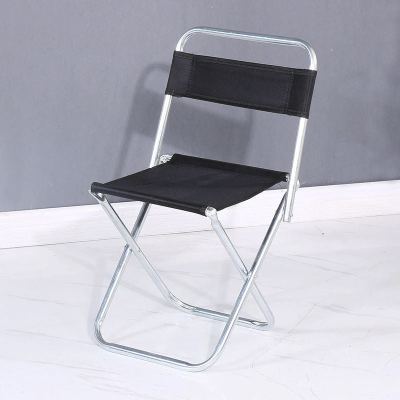 Modern Simplicity Fabric Metal Square Outdoor Chair Backrest Foldable For Outdoor