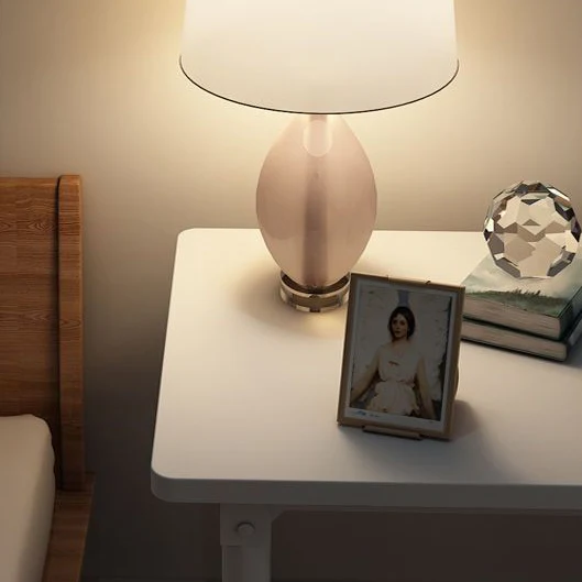 Modern Minimalist Foldable Rectangular Plank Steel Desk For Home Office
