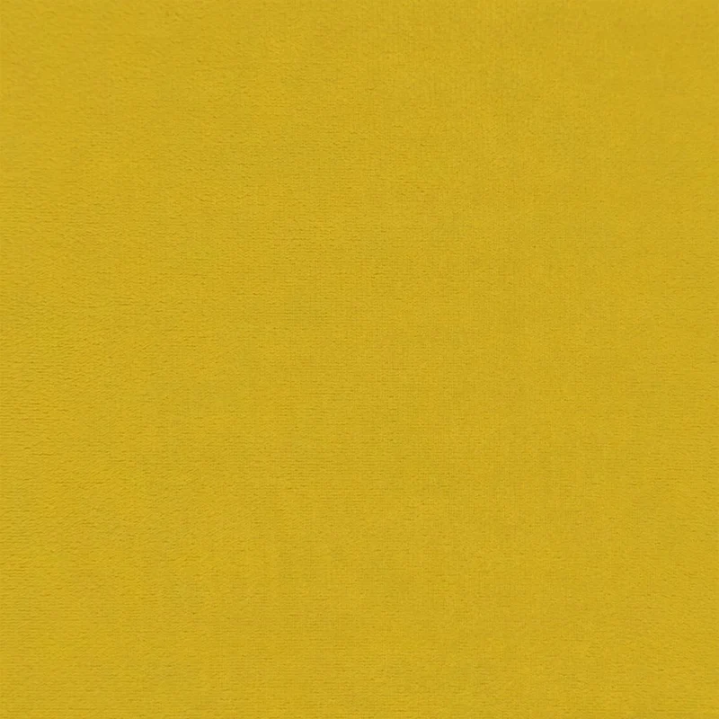 Chaise lounge c/almofada/apoio de braços direito veludo amarelo