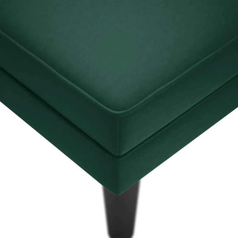 Chaise lounge c/ almofada/apoio de braços direito veludo