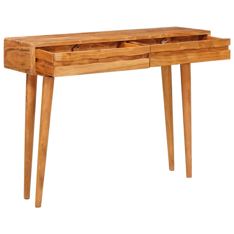 Aparador Castanho 110 x 30 x 80 cm Madeira Sólida de Acácia