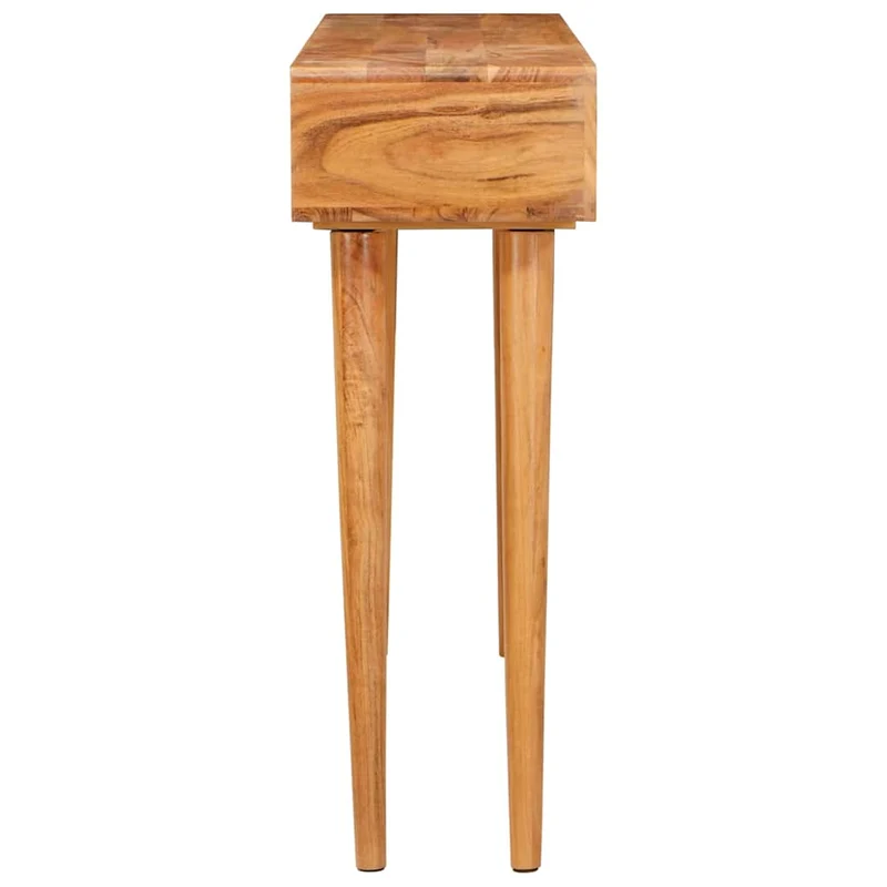 Aparador Castanho 110 x 30 x 80 cm Madeira Sólida de Acácia