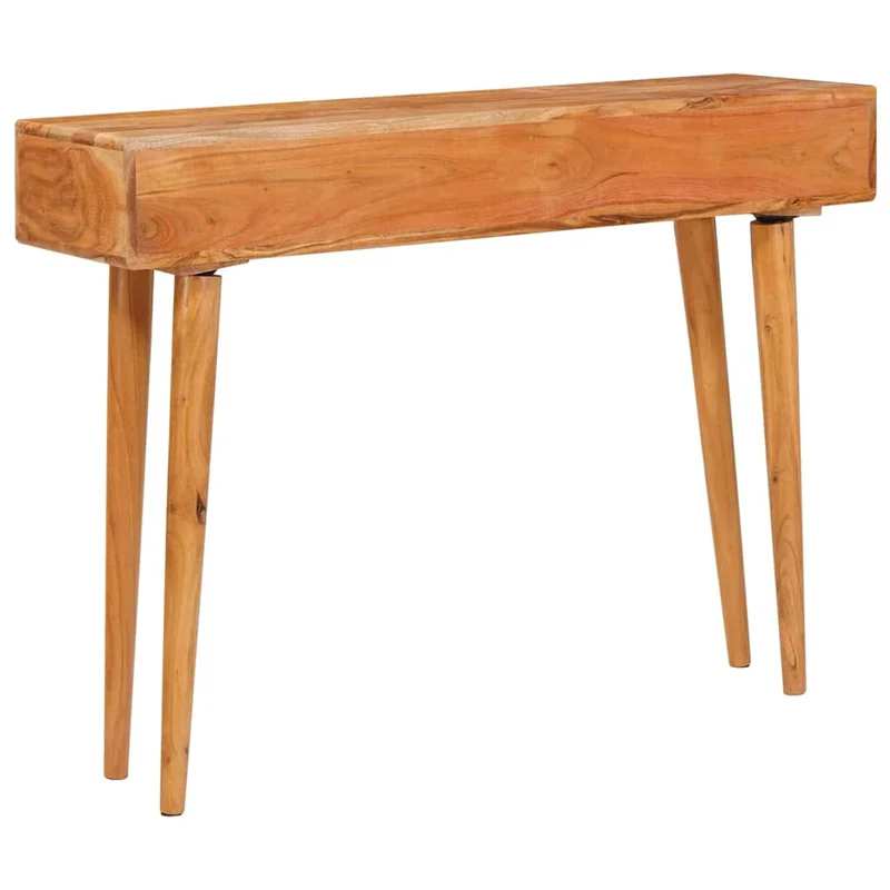 Aparador Castanho 110 x 30 x 80 cm Madeira Sólida de Acácia