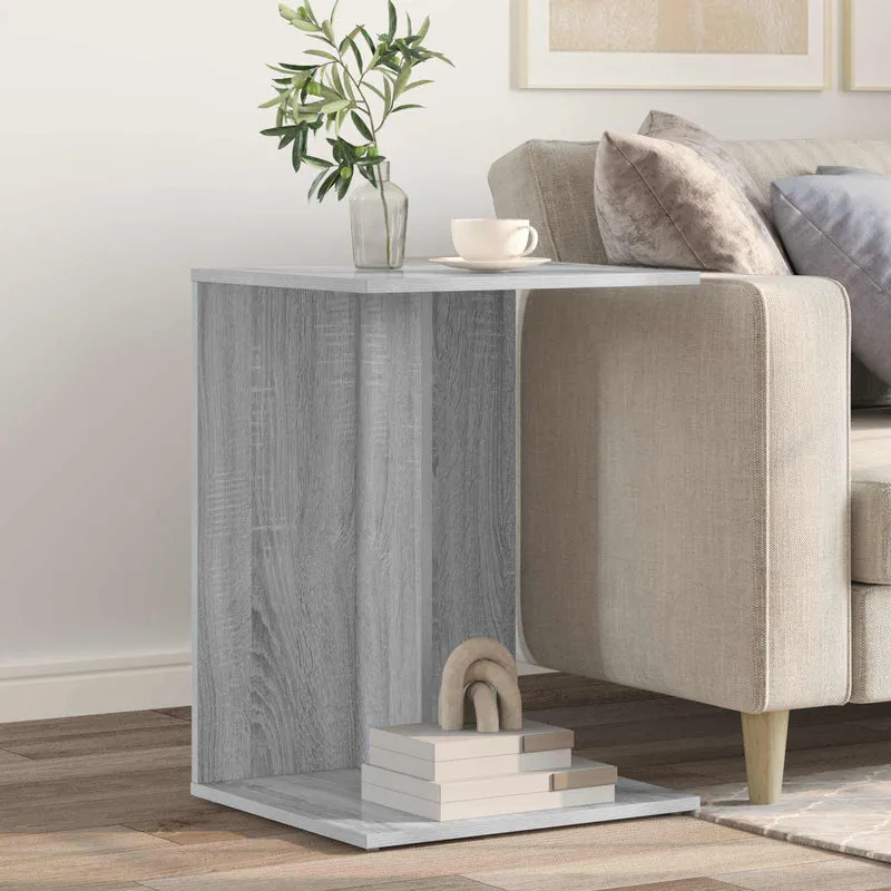 Mesa Lateral Cinzento Sonoma 45 x 40 x 62,5 cm