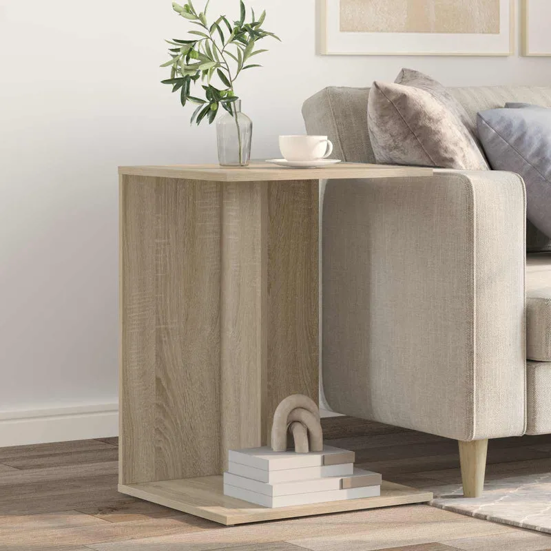 Mesa Lateral Carvalho Sonoma 45 x 40 x 62,5 cm