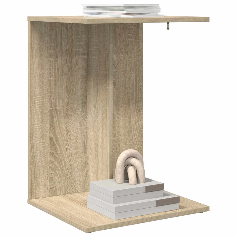 Mesa Lateral Carvalho Sonoma 45 x 40 x 62,5 cm