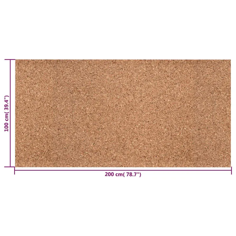 Rolo de cortiça Castanho 100 x 200 x 0,5 cm Cortiça