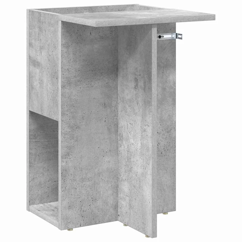 Mesa de apoio Cinzento 35 x 40 x 55 cm Derivados de Madeira