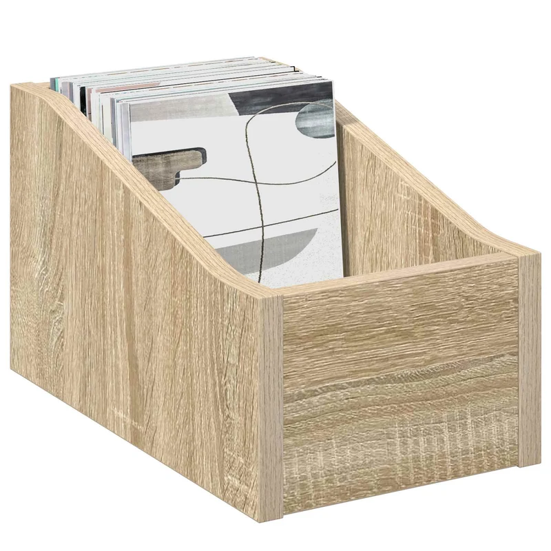 Caixa de Discos LP 2 unid. Carvalho Sonoma 18 x 32 x 18 cm