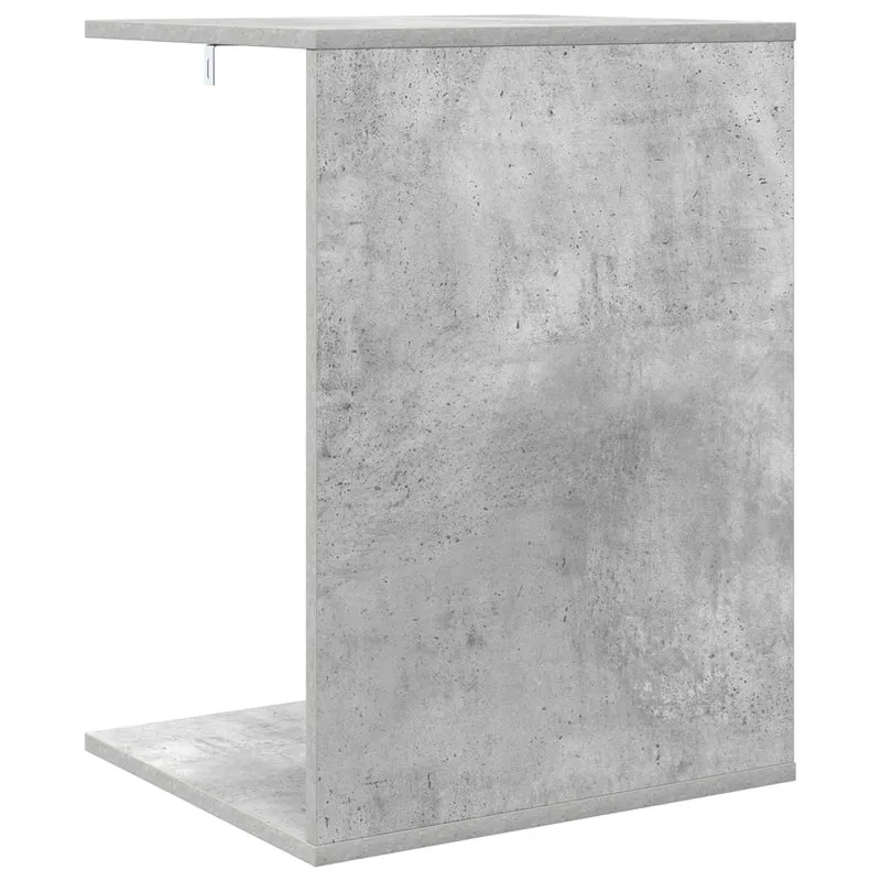 Mesa Lateral Cinzento 45 x 40 x 62,5 cm Derivados de Madeira