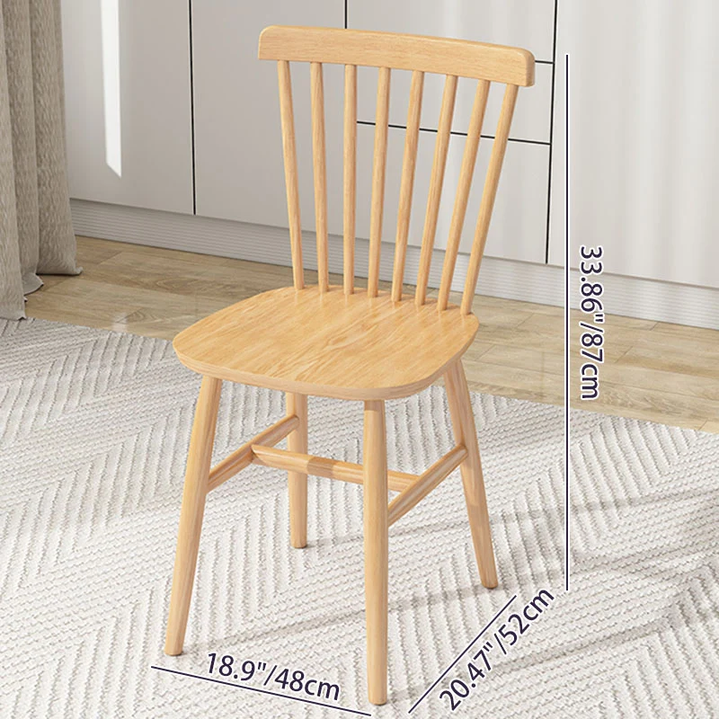 Modern Minimalist Round Square Solid Wood Foldable Dining Table & Chair Set For 4 Seats