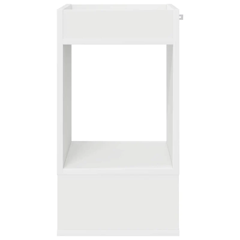 Mesa de apoio 2 unid. Branco 30 x 30 x 56 cm