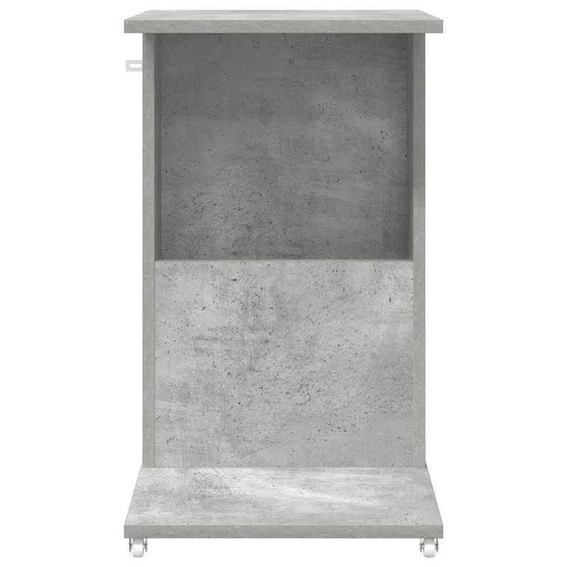 Mesa Lateral Cinzento 40 x 35 x 60 cm Derivados de Madeira