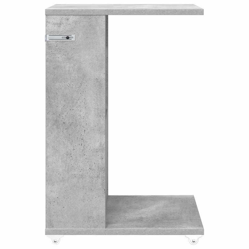 Mesa Lateral Cinzento 40 x 35 x 60 cm Derivados de Madeira
