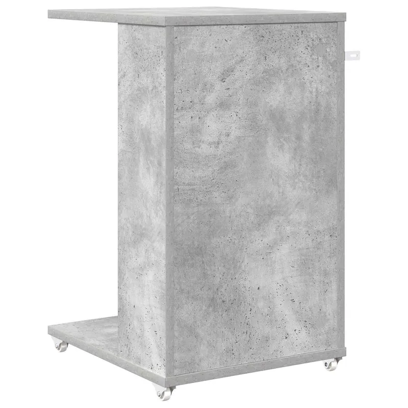 Mesa Lateral Cinzento 40 x 35 x 60 cm Derivados de Madeira