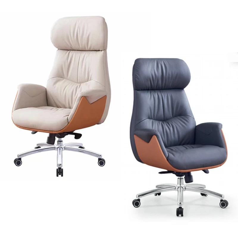 Modern Simplicity Microfiber Leather Cowhide Cotton Steel Rectangular Liftable Desk Chair Backrest Armrest For Home Office