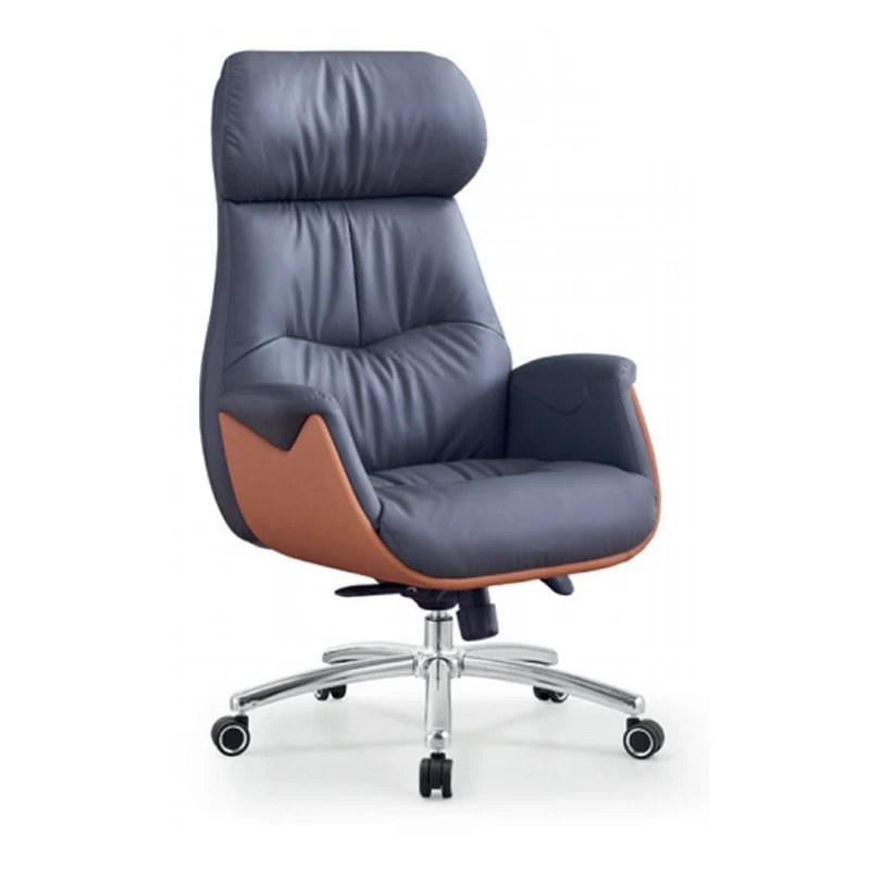 Modern Simplicity Microfiber Leather Cowhide Cotton Steel Rectangular Liftable Desk Chair Backrest Armrest For Home Office