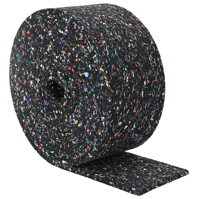 Rolo de Granulado de Borracha Preto 2000 x 10 x 0,8 cm Borracha
