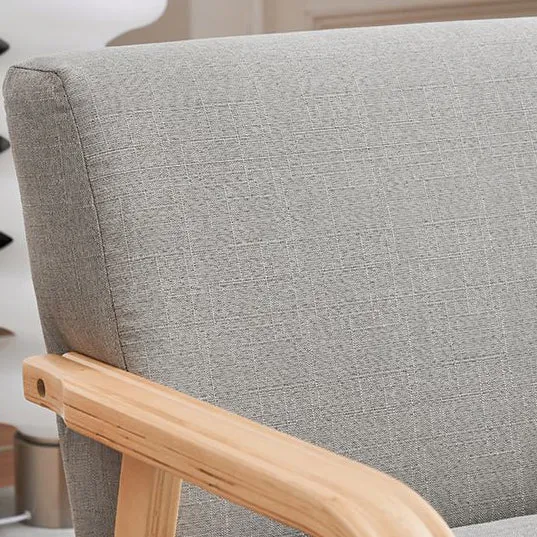 Modern Minimalist Pine Solid Wood Plywood Medium Density Fiberboard PU Leather Latex Beads Table & Chair Set for Living Room