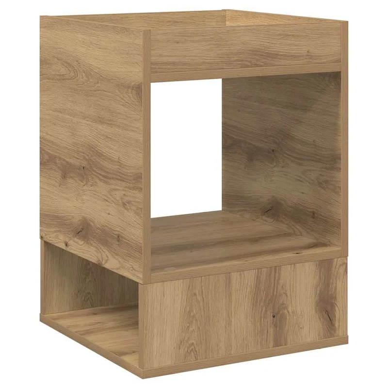 Mesa de apoio 2 unid. Carvalho Artesanal 40 x 40 x 56 cm