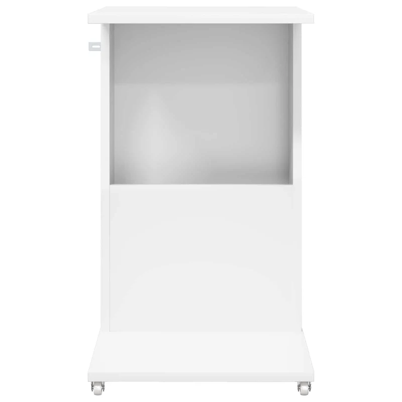 Mesa Lateral Branco 40 x 35 x 60 cm Derivados de Madeira