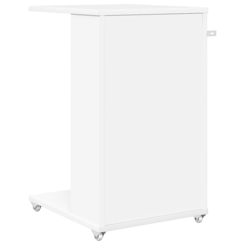 Mesa Lateral Branco 40 x 35 x 60 cm Derivados de Madeira
